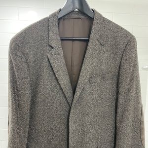Hugo Boss tweed blazer with corduroy elbow patches